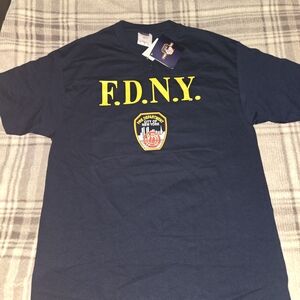 Gildan Navy Blue FDNY Short Sleeve Tee